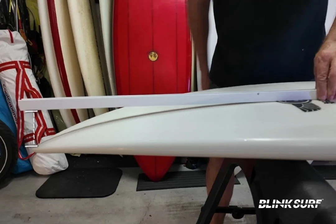 Jim Banks The Revolution 6'6 surfboard, nose