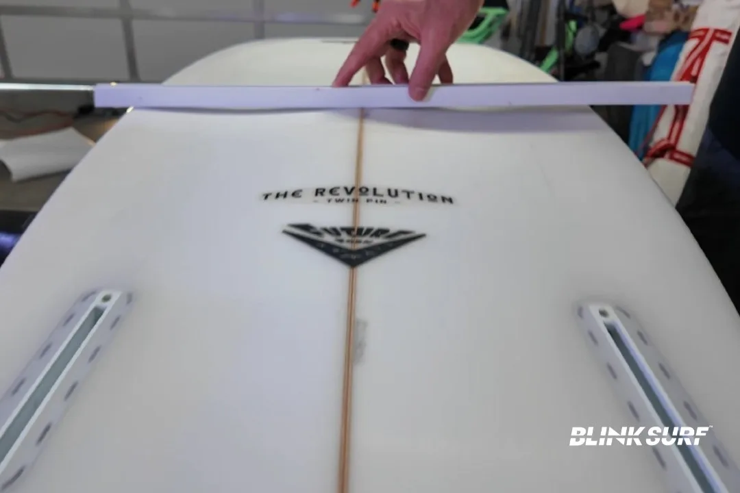 Jim Banks The Revolution 6'6 surfboard, bottom