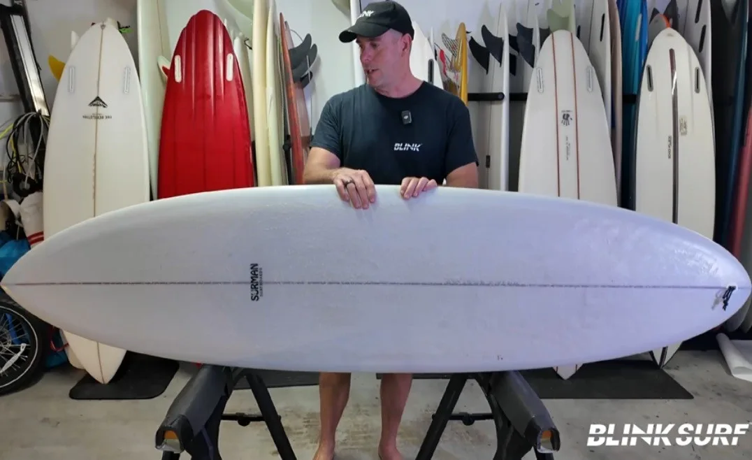 Mitch Surman Dark Void 6'6 surfboard, stringer