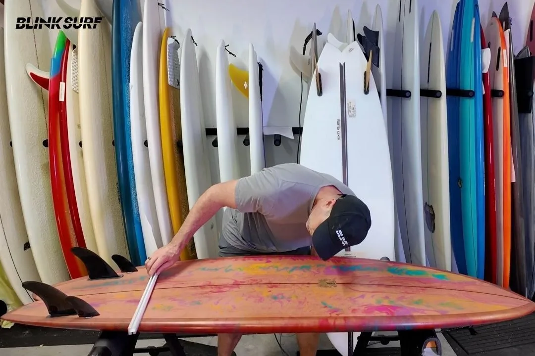 Surman Sweet Leaf 6'6 surfboard, fins